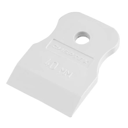 Шпатель, белая резина, 40 мм Россия Сибртех 85831 купить в Тобольске