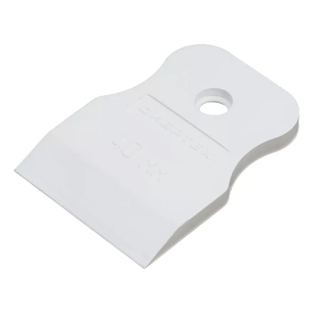 Шпатель, белая резина, 40 мм Россия Сибртех 85831 купить в Тобольске