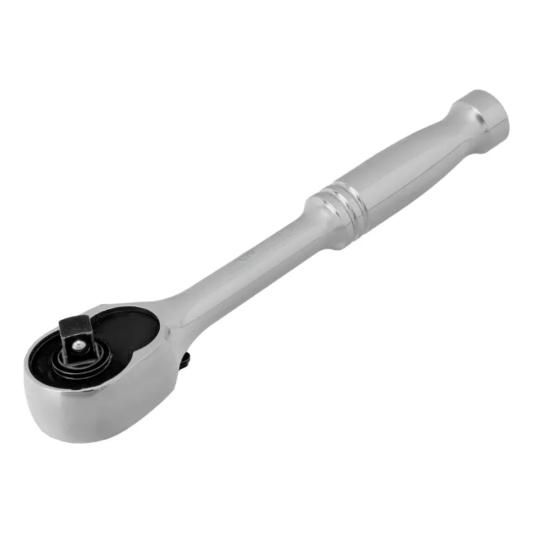 Ключ-трещотка 1/4" Gross 14050, CrV, 120 зубьев, цельнометаллический, хром купить в Тобольске