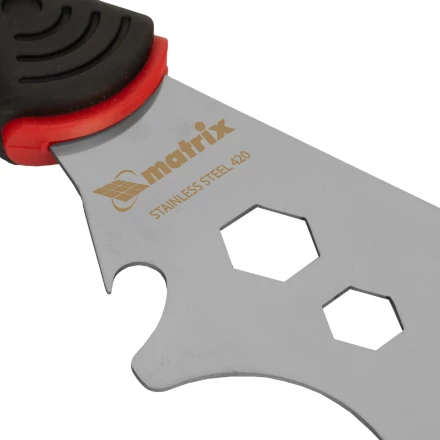 Шпатель-скребок многофункциональный 9 в 1 Matrix, нержавеющая сталь, 2-компонентная рукоятка, 85558 купить в Тобольске