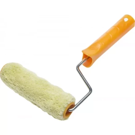 Валик SYNTEX ПОЛИАКРИЛ малярный в сборе, ворс 12мм, бюгель 6мм, 30х150мм, STAYER Master 0319-15 купить в Тобольске