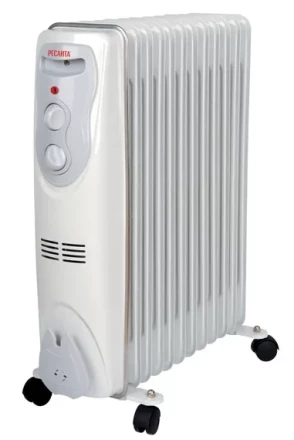 Маслянный радиатор обогреватель электрический Ресанта ОМ-12Н купить в Тобольске