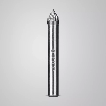 Зубр Твердосплавная борфреза J - зенкер с вершиной 60°, 6 х 5 мм (28808-6-5) купить в Тобольске