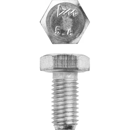 Болт ЗУБР &quot;МАСТЕР&quot; с шестигранной головкой, ГОСТ 7798-70, класс прочности 5.8, оцинкованный, M12x25мм, 5кг 303080-12-025 купить в Тобольске