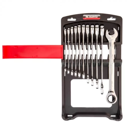 Набор ключей комбинированных Matrix трещоточных 11 шт 14795 купить в Тобольске