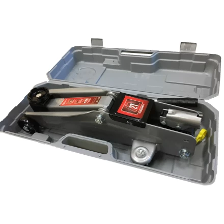 Домкрат гидравлический подкатной 2 т h подъема 135–385 мм в пласт. кейсе  MATRIX MASTER 51028 купить в Тобольске