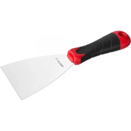 Шпатель ЗУБР &quot;МАСТЕР&quot;, профилированное нержавеющее полотно, 2к ручка, 80мм 10072-08 купить в Тобольске