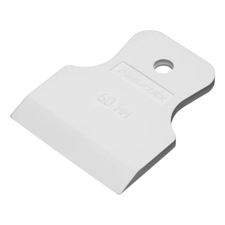 Шпатель, белая резина, 60 мм Россия Сибртех 85832 купить в Тобольске