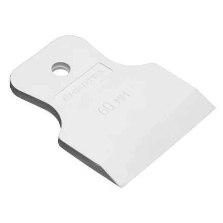 Шпатель, белая резина, 60 мм Россия Сибртех 85832 купить в Тобольске