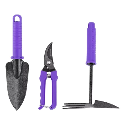 Набор садового инструмента с секатором Palisad 629048, пластиковые рукоятки, 3 предмета, Standard купить в Тобольске