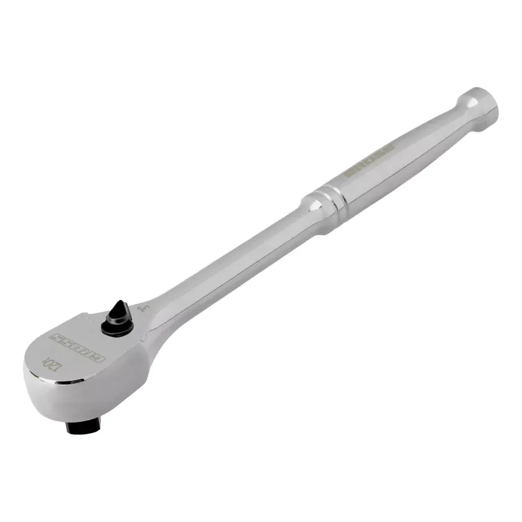 Ключ-трещотка 3/8" Gross 14051, CrV, 120 зубьев, цельнометаллический, хром купить в Тобольске