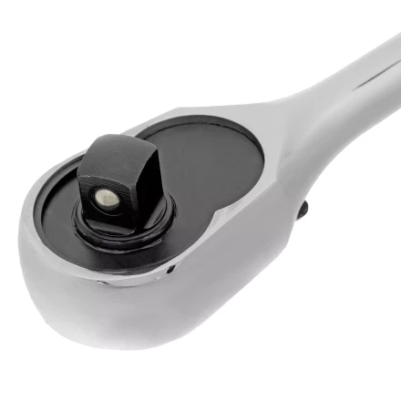 Ключ-трещотка 3/8&quot; Gross 14051, CrV, 120 зубьев, цельнометаллический, хром купить в Тобольске