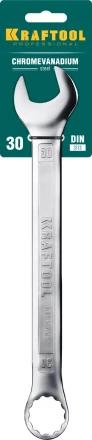 Ключ комбинированный KRAFTOOL, Cr-V, DIN 3113 27079-30 купить в Тобольске