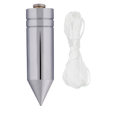 Отвес цилиндрический 250 г шнур 5 м Matrix 84887 купить в Тобольске