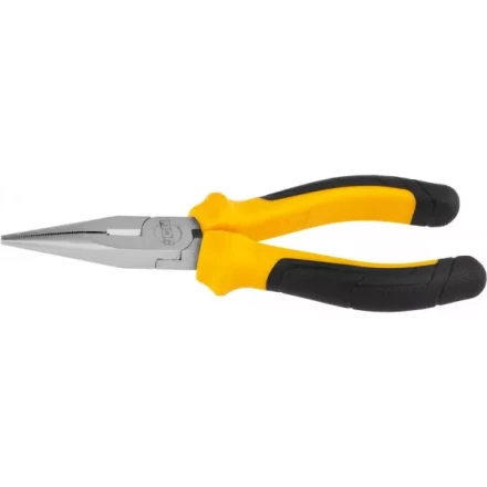 Тонкогубцы JCB, хромированное покрытие, двухкомпонентная рукоятка, CrV cталь, 160мм JPL009 купить в Тобольске