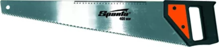 Ножовка по дереву 450 мм 5-6 TPI каленый зуб линейка пластиковая рукоятка SPARTA 232335 купить в Тобольске
