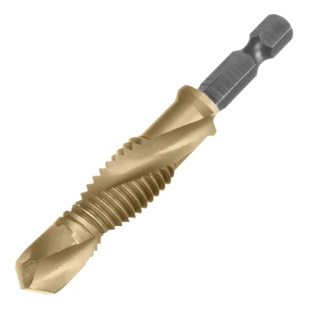 Сверло-метчик М12 х 1,75 мм, Р6М5// Denzel 76727 купить в Тобольске