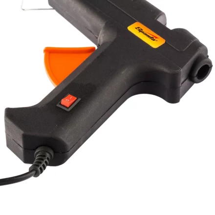 Клеевой пистолет с выключателем 11 мм, в кейсе, 80 Вт, 10 г/мин Sparta 93020 купить в Тобольске