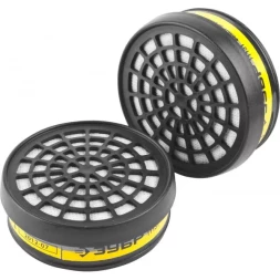 Фильтр ЗУБР "ЭКСПЕРТ" сменный для респираторов и масок, тип B1E1 от кислых газов, 2шт 11131