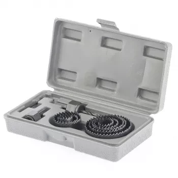 Набор кольцевых пил по дереву 19-64 мм 11 предм. MATRIX 70473 купить в Тобольске