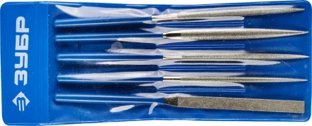 Набор ЗУБР &quot;ЭКСПЕРТ&quot; Надфили с алмазным напылением в пакете PVC, P 140, 160х80мм, 5 предметов 33386-160-H5 купить в Тобольске
