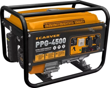 Генератор бензиновый CARVER PPG- 4500 LT-177F купить в Тобольске
