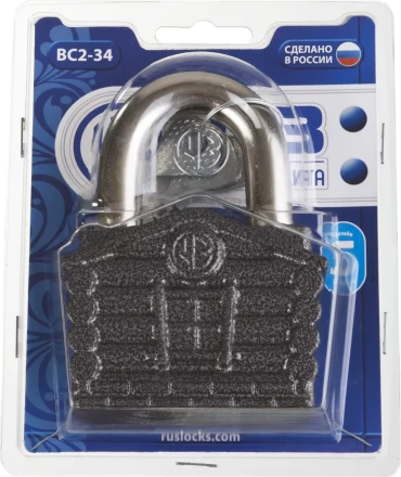 Замок навесной, дисковый механизм секрета, ВС2-34 37220-34 купить в Тобольске