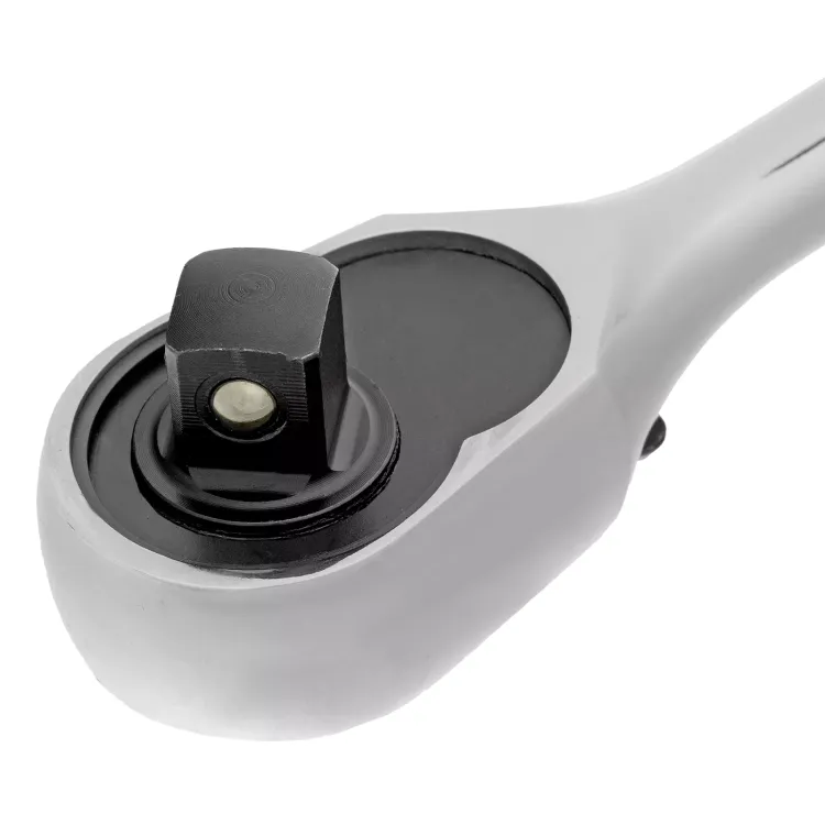 Ключ-трещотка 1/2" Gross 14052, CrV, 120 зубьев, цельнометаллический, хром купить в Тобольске