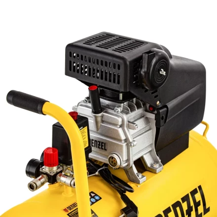 Компрессор воздушный прямой привод DC1700/50, 1.7 кВт, 50 литров, 260 л/мин Denzel 58164 купить в Тобольске