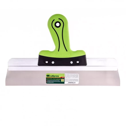 Шпатель фасадный нержавеющая сталь 350 мм двухкомпонентная ручка  Сибртех 85584 купить в Тобольске