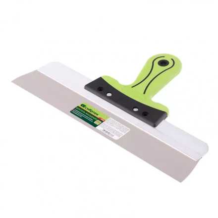 Шпатель фасадный нержавеющая сталь 350 мм двухкомпонентная ручка  Сибртех 85584 купить в Тобольске