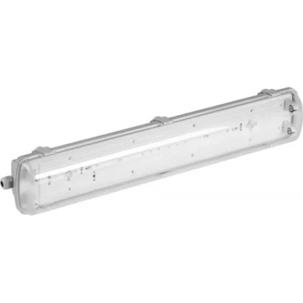 Светильник СВЕТОЗАР пылевлагозащищенный для люминесцентных ламп, Т8, IP65, G13, 2х18Вт 57610-2-18 купить в Тобольске