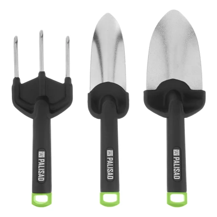 Набор садового инструмента, стальной, полипропиленовые рукоятки, 3 предмета, BASE// Palisad 62069 купить в Тобольске