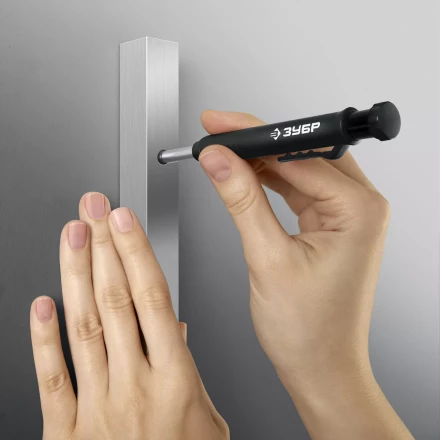 ЗУБР АСК черный, d 2,8 мм, HB, 6 сменных грифелей, автоматический карандаш (06311-2) купить в Тобольске