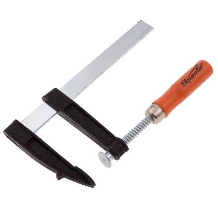 Струбцина F-образная Sparta, 150 x 80 x 210 мм, 204245 купить в Тобольске