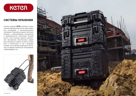 Ящик-органайзер &quot;TECHNICAN&quot;, 19&quot; KETER 38395-19 купить в Тобольске