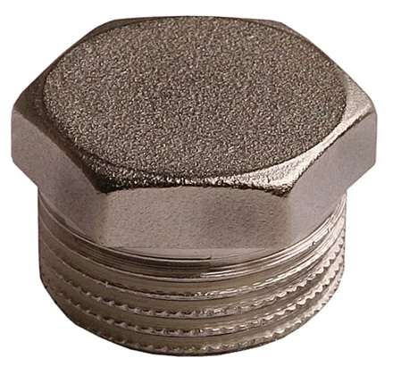 Заглушка GENERAL FITTINGS никелированная латунь, 6-ти гранная головка, наружная резьба, 1&quot; 51097-S-1 купить в Тобольске