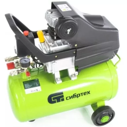 Компрессор масляный поршневой прямой привод с набором Сибртех КК-1500/24 ПЛЮС  58038 купить в Тобольске