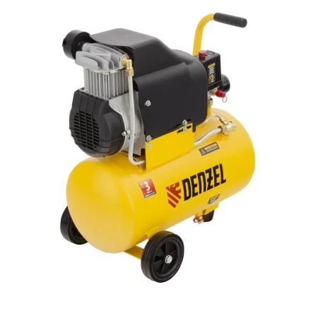 Компрессор воздушный DLC1300/24 безмасляный 1.3 кВт, 24 литра, 206 л/мин Denzel 58171 купить в Тобольске