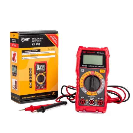 Мультиметр цифровой КВТ KT 108 с True RMS (86324) купить в Тобольске