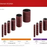 ЗУБР набор 6 шт: 13, 19, 26, 38, 51, 76 мм, высота 115 мм, Р120, втулки шлифовальные для станка СШО-500 МАСТЕР (35649-H6-120) купить в Тобольске