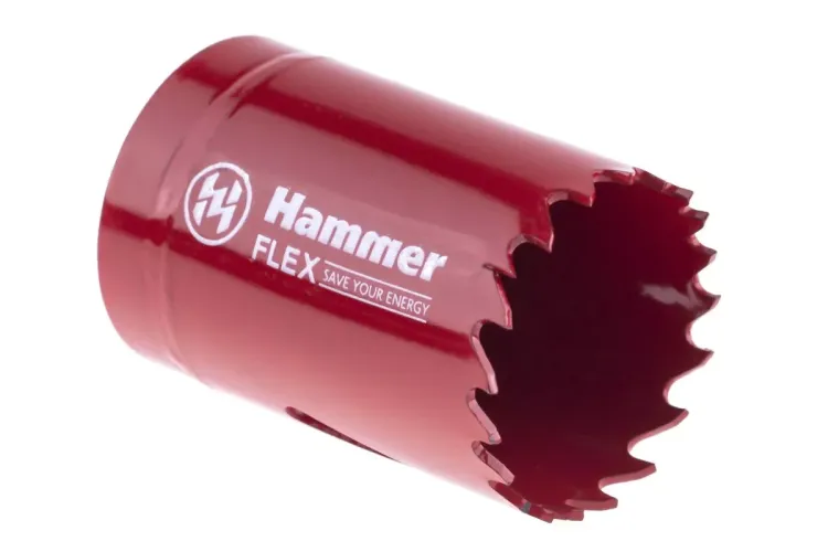 Коронка биметаллическая HAMMER Ф35х38мм 5/8" BiMETALL (224-007) купить в Тобольске