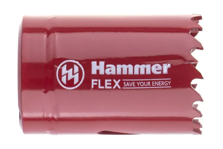 Коронка биметаллическая HAMMER Ф35х38мм 5/8" BiMETALL (224-007) купить в Тобольске