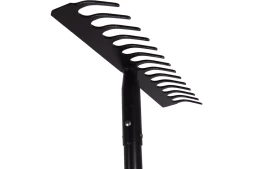 Грабли прямые Вихрь 14 зубьев, сталь, с металлическим черенком 73/7/1/13