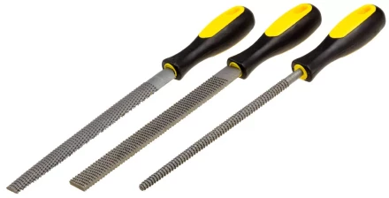 Набор STAYER &quot;PROFI&quot;: Рашпили, пластмассовая двухкомпонентная рукоятка, 200мм, 3шт 1690-20-H3_z01 купить в Тобольске