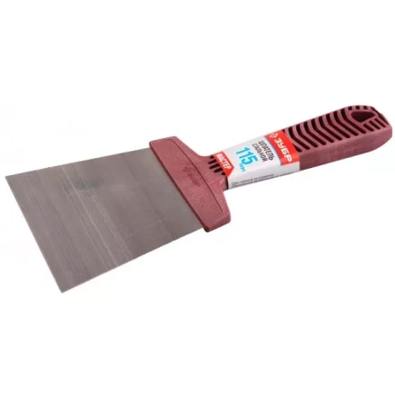Шпатель ЗУБР &quot;МАСТЕР&quot; стальной c пластмассовой ручкой, 115мм 10051-115 купить в Тобольске