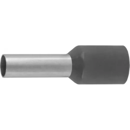 Наконечник СВЕТОЗАР штыревой, изолированный, для многожильного кабеля, серый, 4,0 мм2, 10шт 49400-40 купить в Тобольске