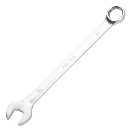 Ключ комбинированный 34мм, никелированный// Сибртех 14923 купить в Тобольске