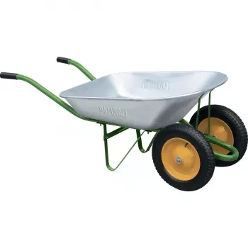 Тачка садовая два колеса грузоподъемность 170 кг объем 78 л PALISAD 689823 купить в Тобольске
