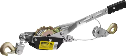 Лебедка STAYER &quot;MAXPull&quot; рычажная, тросовая, 1,5т/2,4м 880240 купить в Тобольске